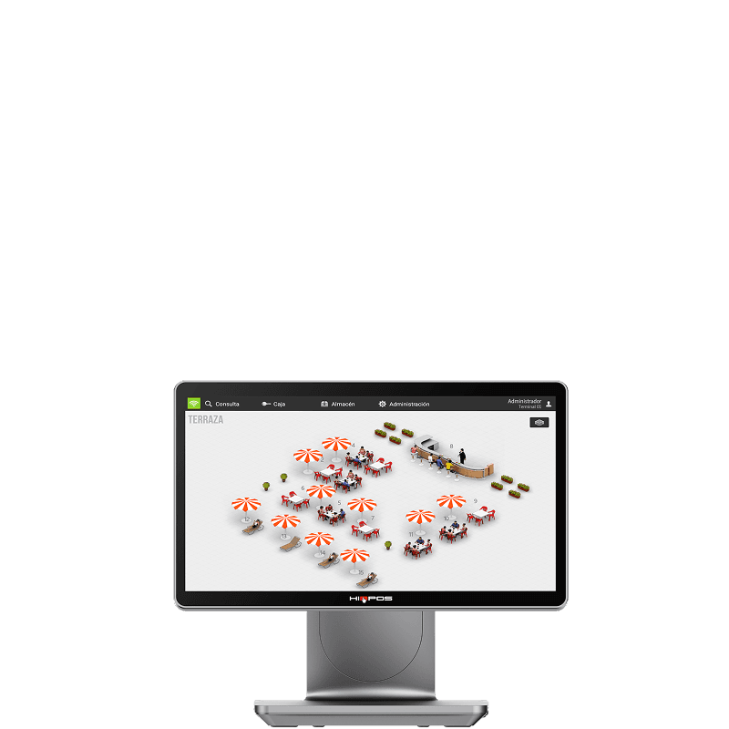 Hiopos 15.6 — TPV (Terminal Punto de Venta)