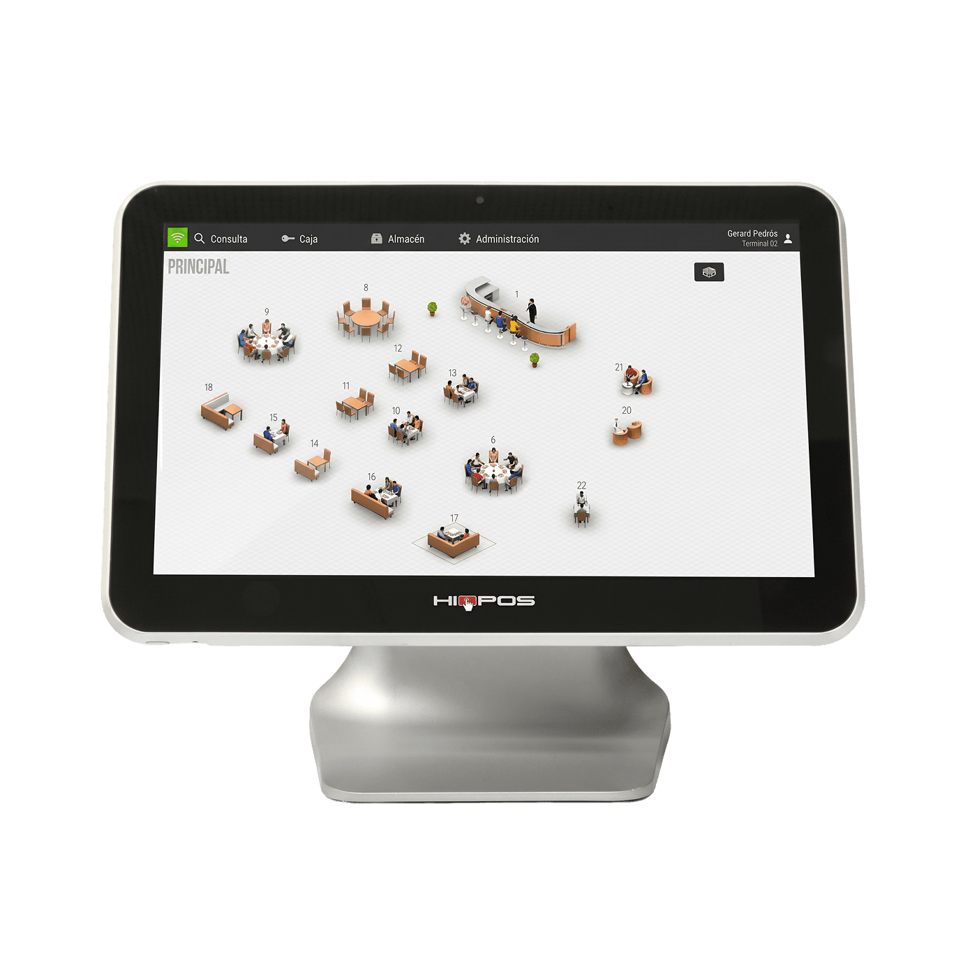 Hiopos 15.6 — TPV (Terminal Punto de Venta)