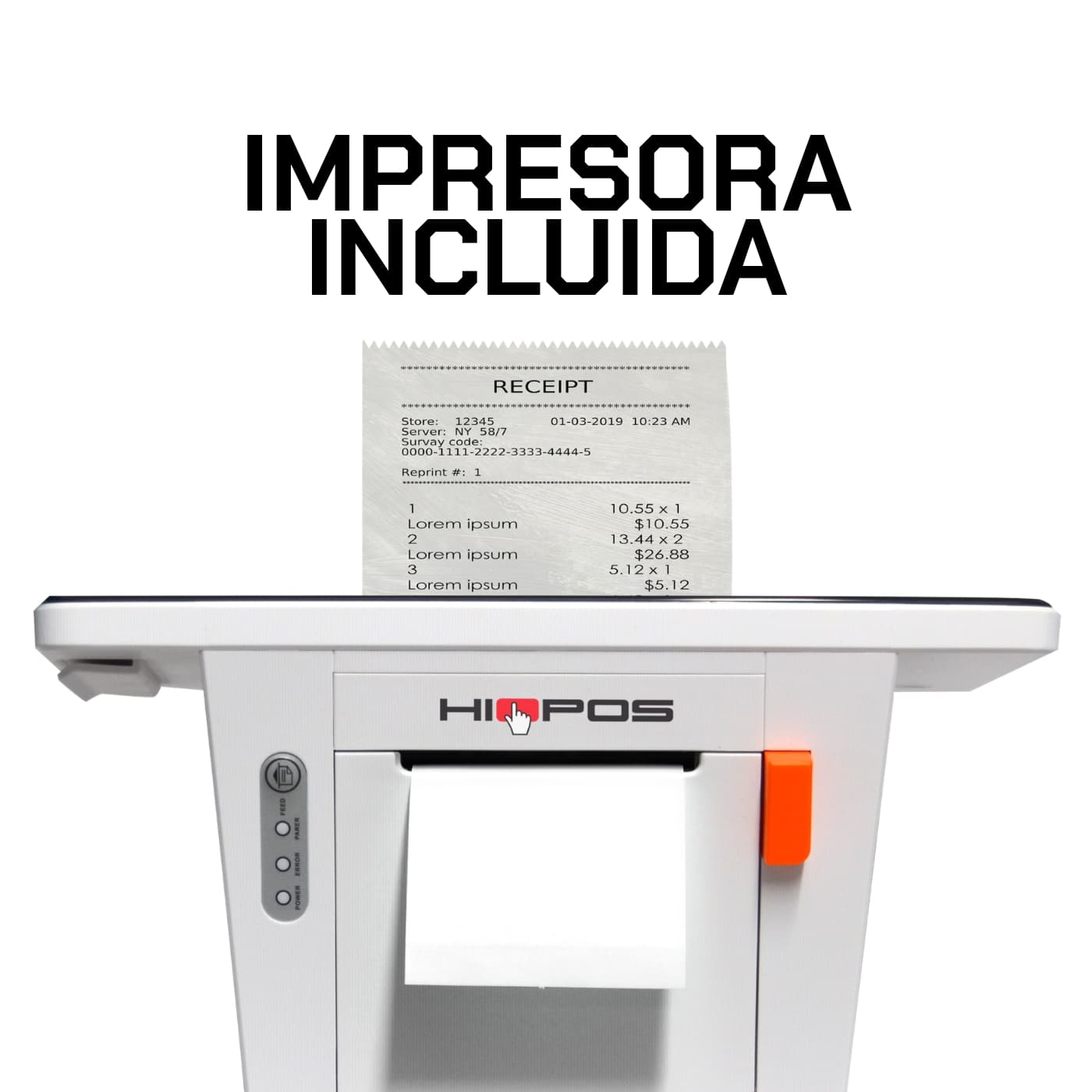 TPV todo en uno con impresora térmica integrada