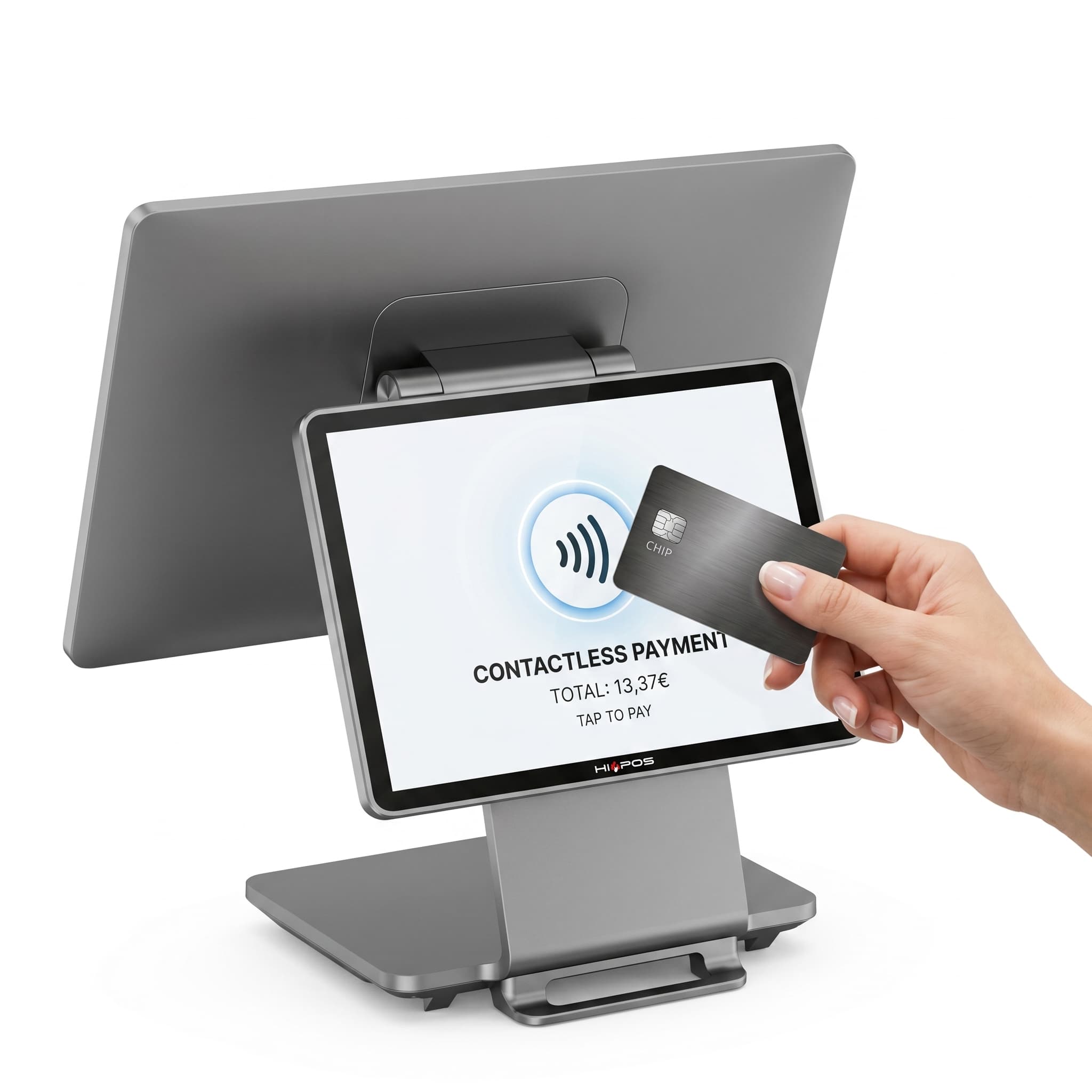 NFC integrado en pantalla cliente