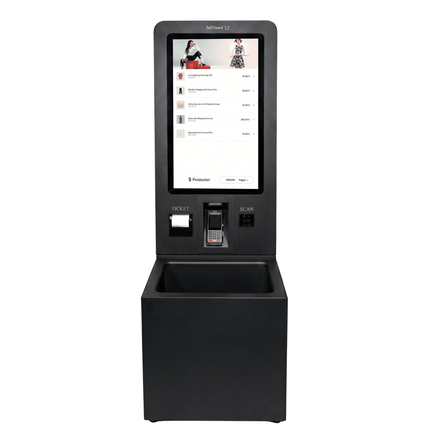SelfQuiosk RFID — Caja de Autocobro (Self-Checkout)