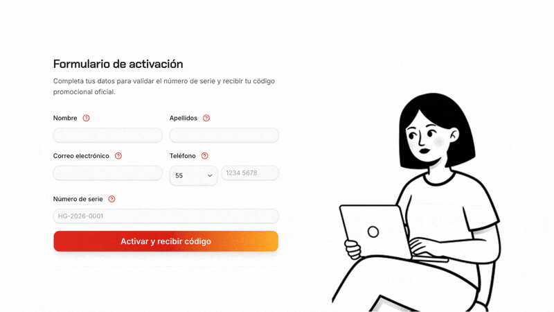 Animación: cómo capturar correo y teléfono en el formulario.